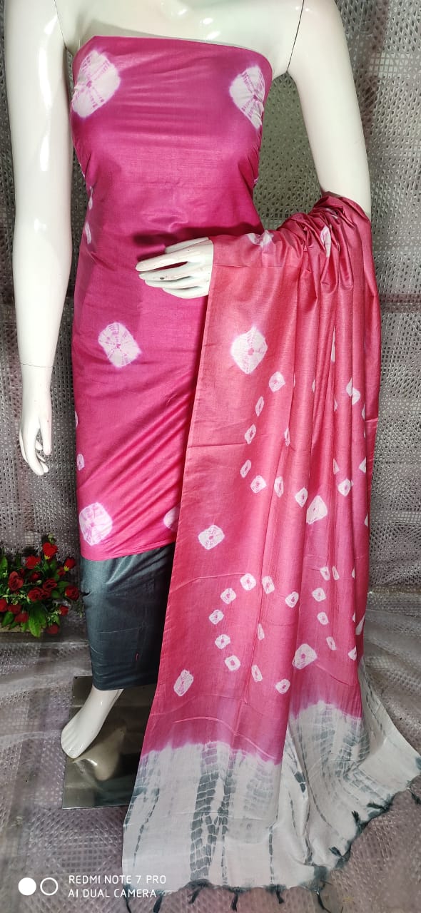 Shibori Design Silk Suits