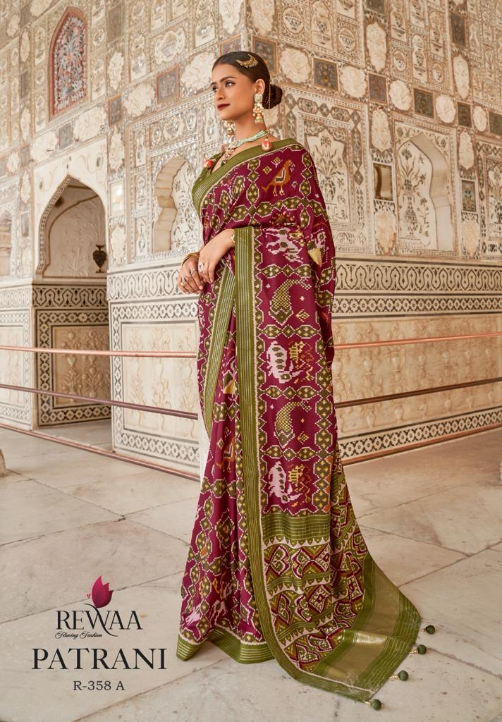 Patola Cotton Silk Saree