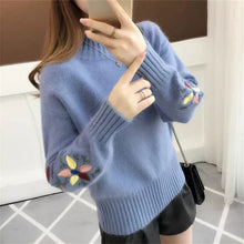 Load image into Gallery viewer, Beautiful Embroidery Sweater tops