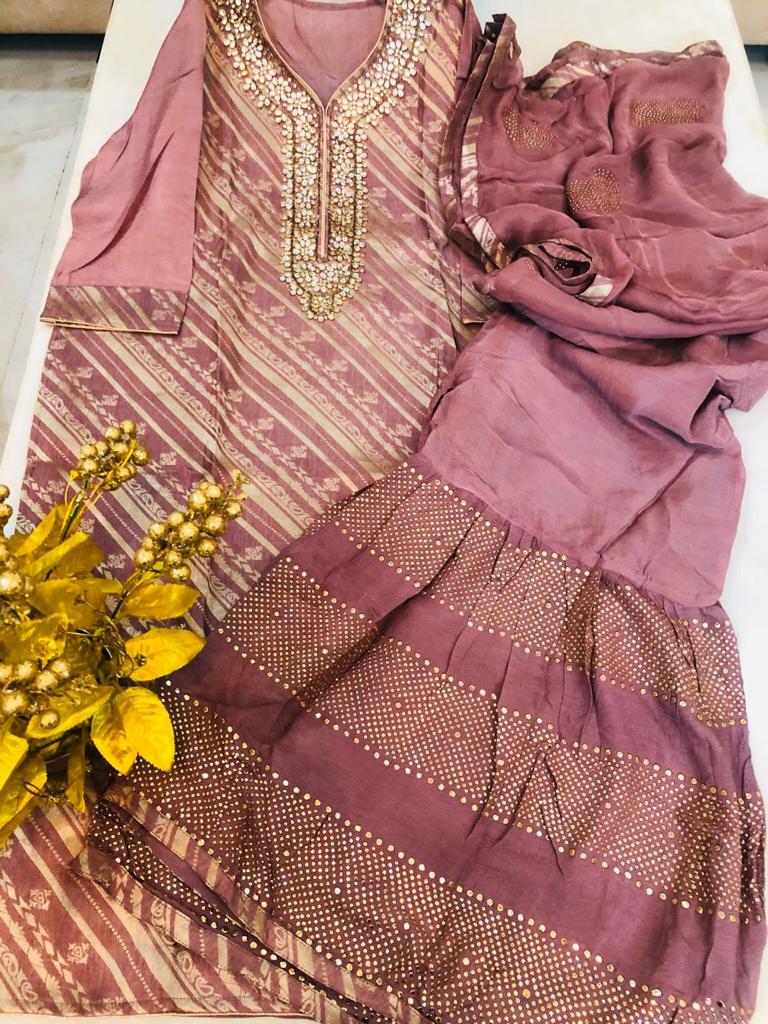 Benarsi Suit with Georgette Dupatta