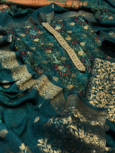 Dola Silk Benarsi with embroidery