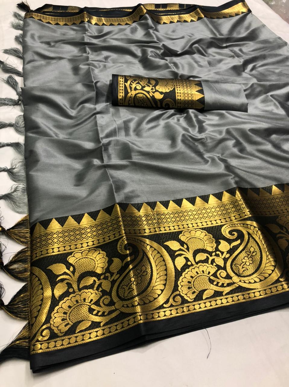 Beautiful Mercerised Cotton Silk Sarees