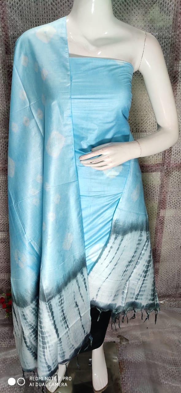 Shibori Design Silk Suits