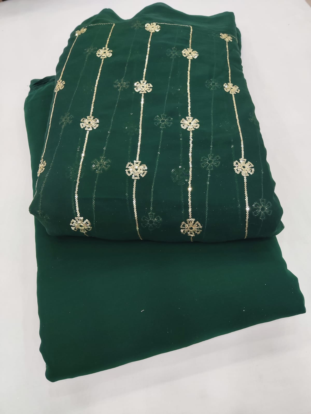 Beautiful Georgette Sequins Suits