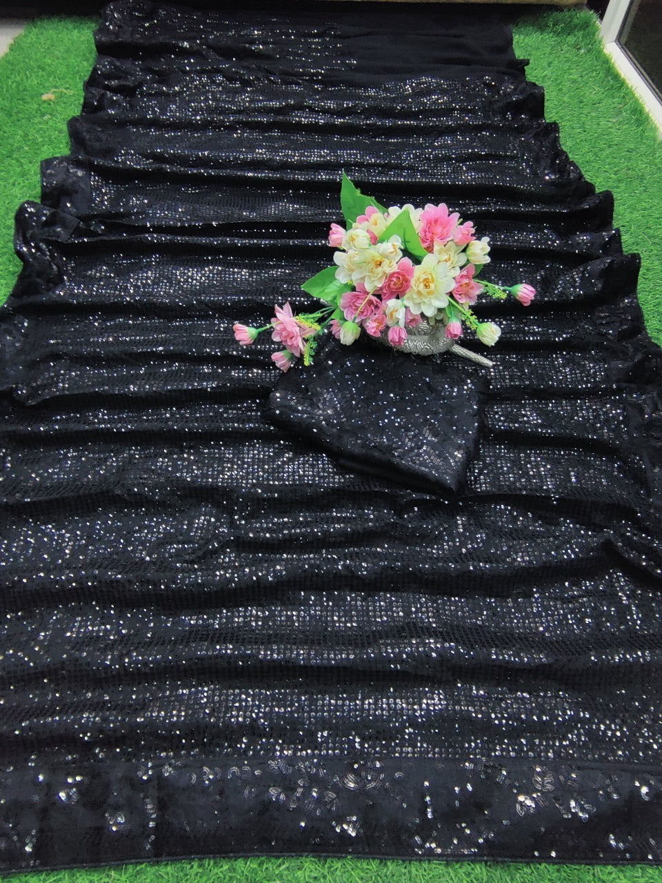 Pretty Sequins Dinner Sarees