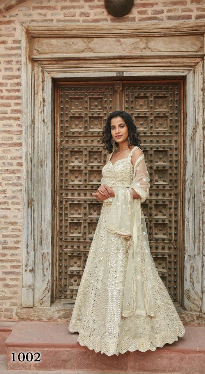 Organza Silk Lehengas
