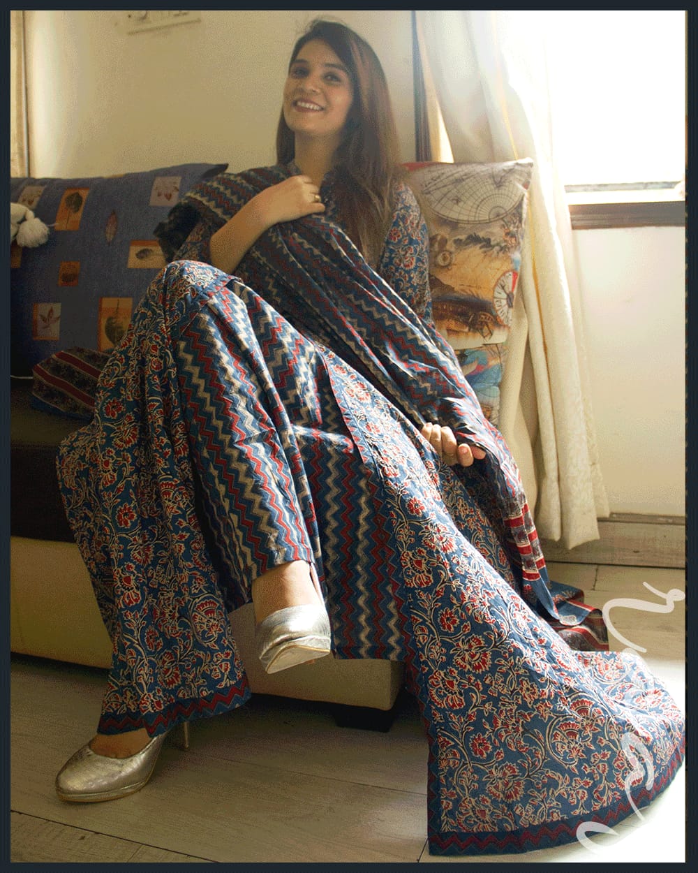 Cotton Double Layered Gown