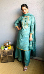 Ethnic Gota work Kurta with Palazzo
