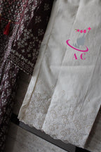 Cotton Silk Printed Stitched Kurti with Palazzo