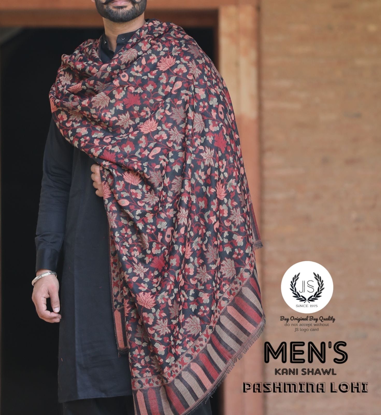 Luxury Men's Pashmina(64 Count) Kani Stoles