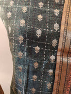Chanderi Silk Shirt with Dupatta