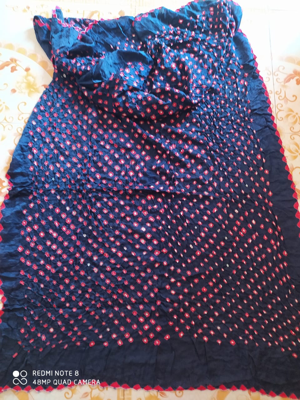 Gaji Silk Bandhani Stoles
