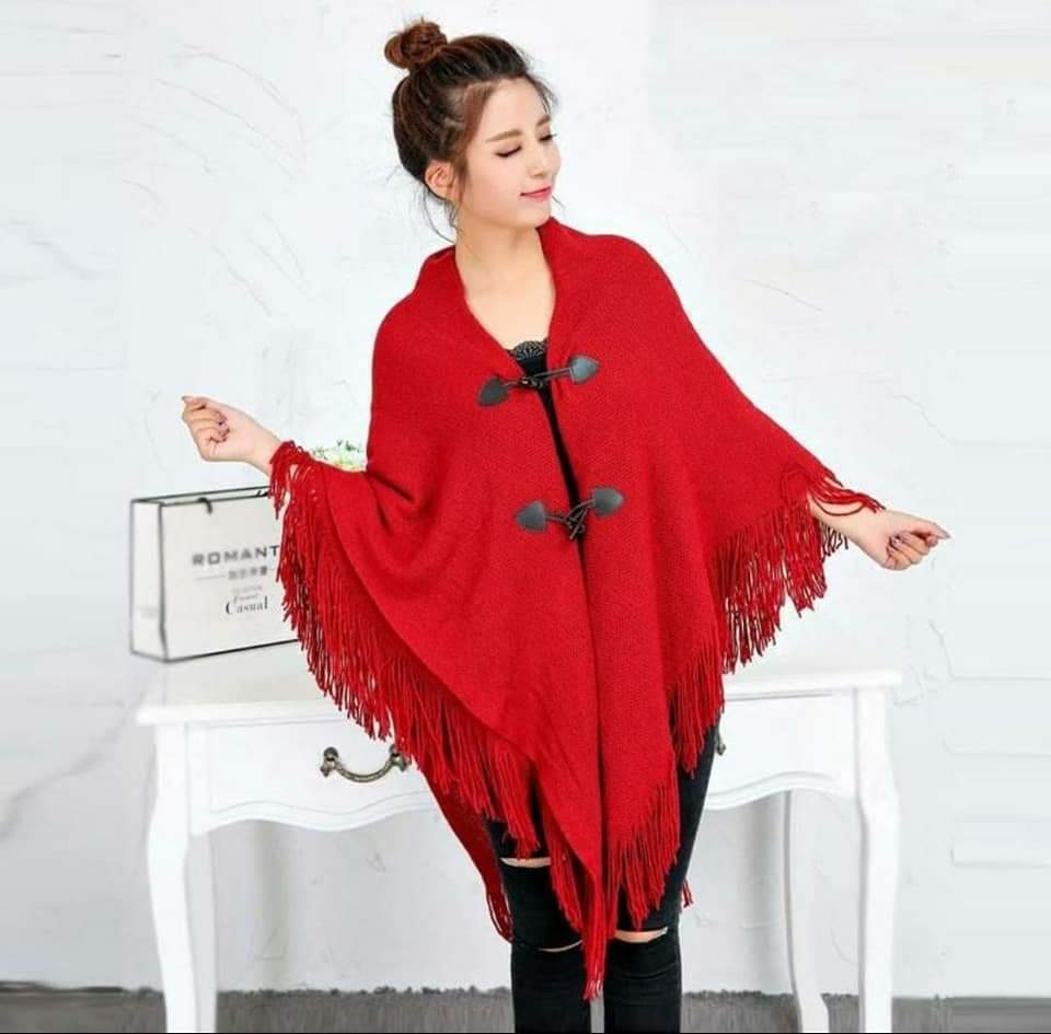 Winter Loose Cardigan/Shawl/Kimono/Poncho