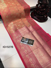 Load image into Gallery viewer, Benarsi Kora Organza Silk Sarees