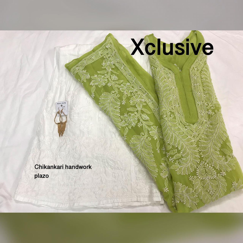 Chikankari Kurti Palazzos