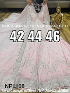 Georgette Kurti Sharara Set with heavy embroidery