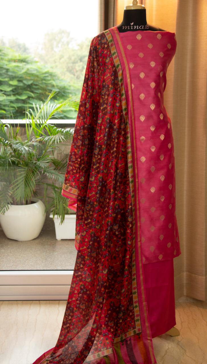 muga silk dress material Buy MUGA SILK Online at Best Price