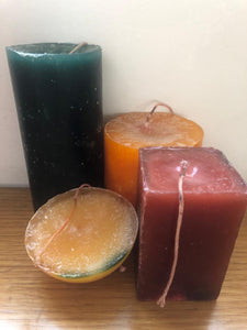 Aromatic Candles made by persons with special needs