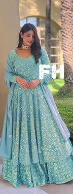 Beautiful Georgette Lehenga Stitched
