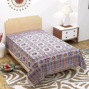 Trendy Cotton 90x60 Single Bedsheets Vol 1