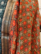 Chanderi Silk Shirt with Dupatta