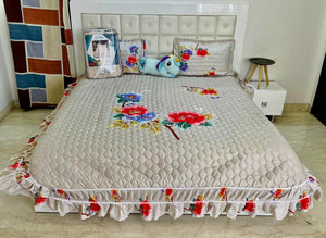 Quilted Bedcovers with pillow covers