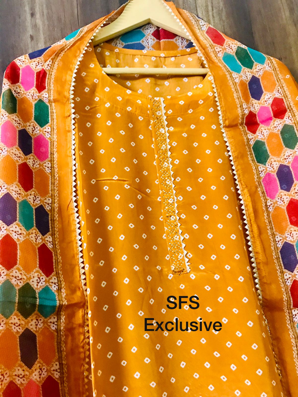 Uppada Silk Suit with shantoon bottom (SFS)