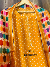 Load image into Gallery viewer, Uppada Silk Suit with shantoon bottom (SFS)