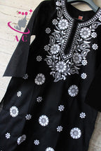 AC Cotton Stitched Chikan Kurti