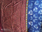 Ajrakh Hand Block Print, Natural Dye Sarees