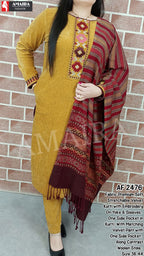 Premium Woolen/Velvet Kurti Pant Dupatta