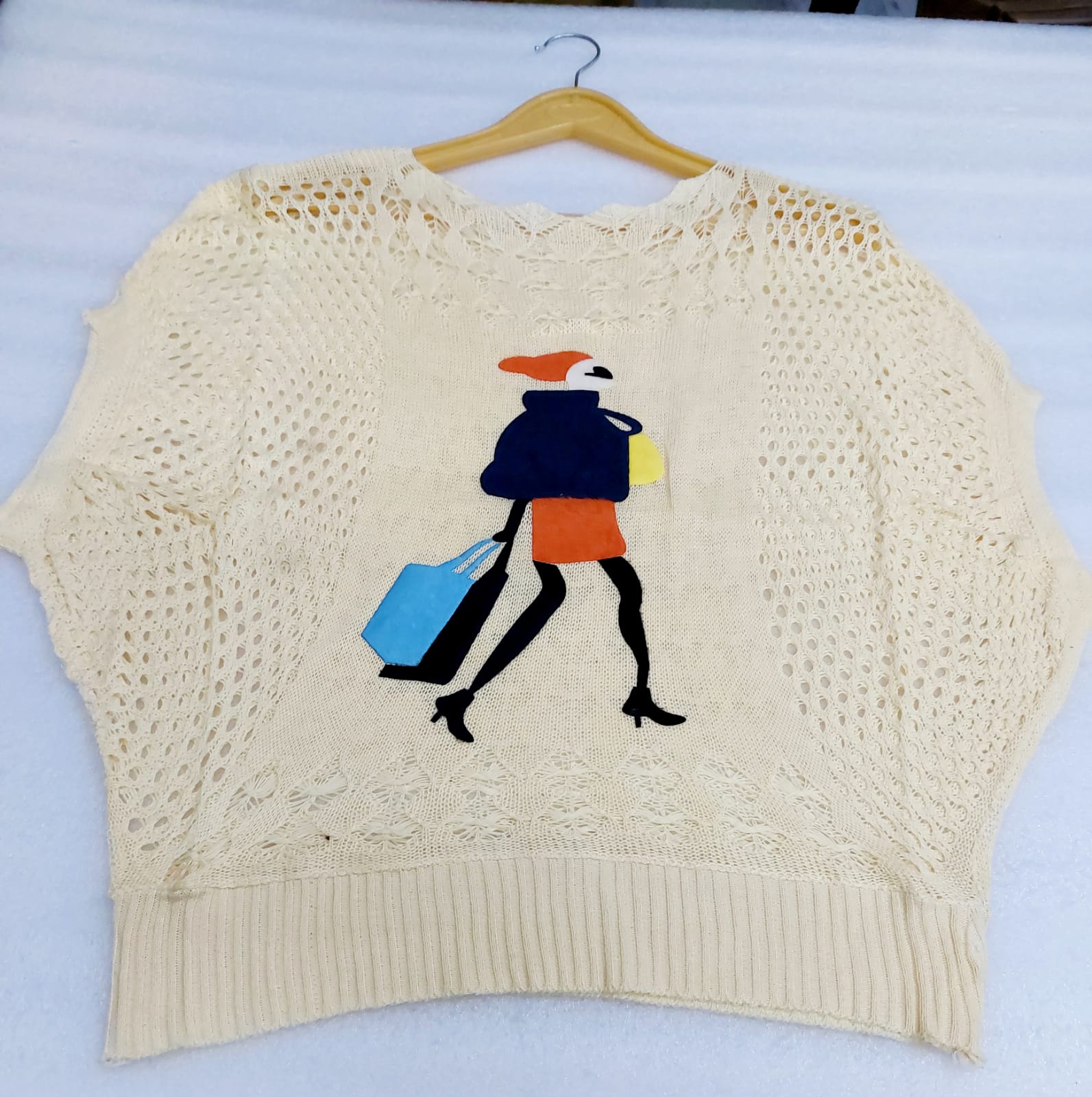 Beautiful Pearl work Poncho