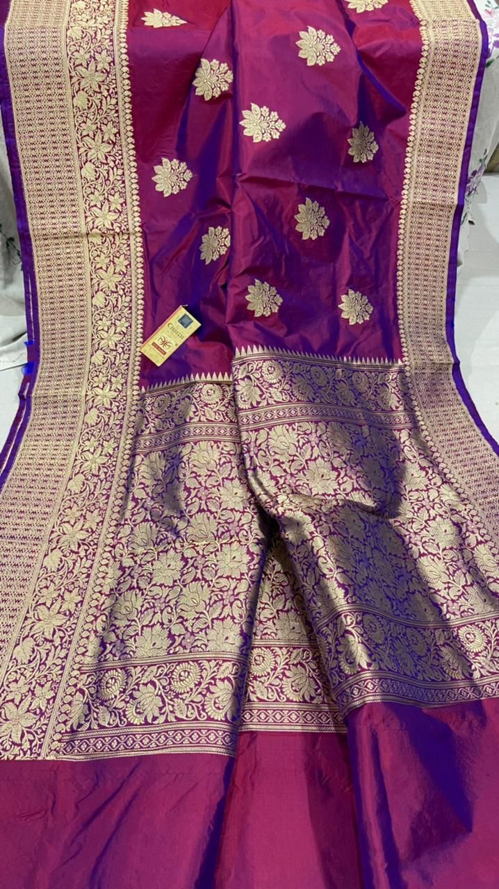 Handloom Benarsi Katan Silk Saree