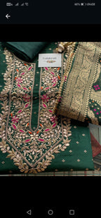 Embroidered Chanderi Suits