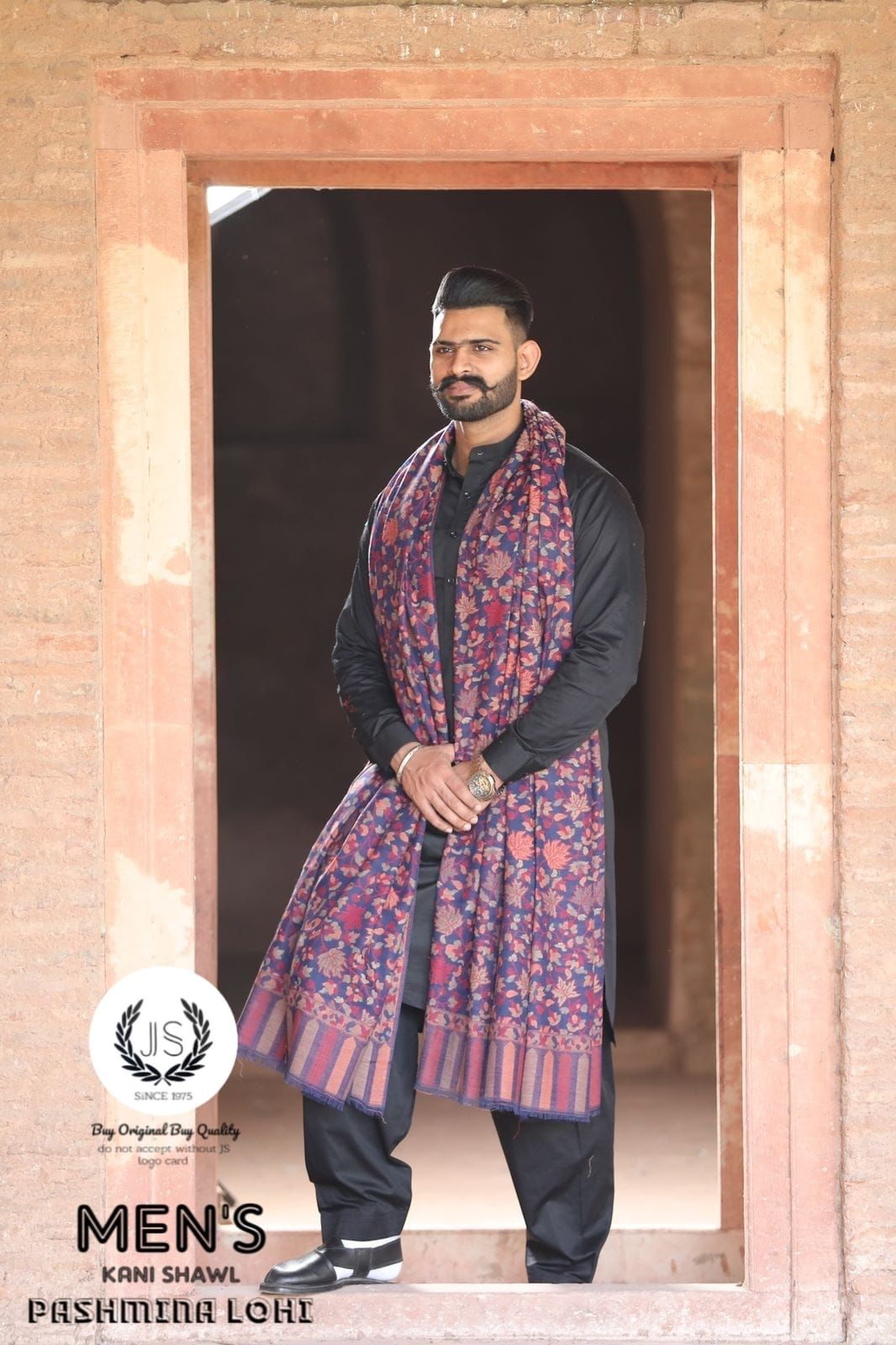 Luxury Men's Pashmina(64 Count) Kani Stoles