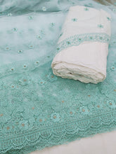 Load image into Gallery viewer, Beautiful Net Chikankari Suits