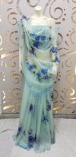 Load image into Gallery viewer, Stunning Hand Painted Organza Sarees