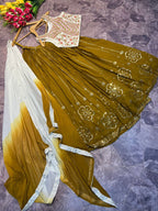 Georgette Sequins Lehenga Choli