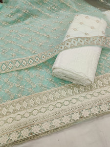 Beautiful Net Chikankari Suits