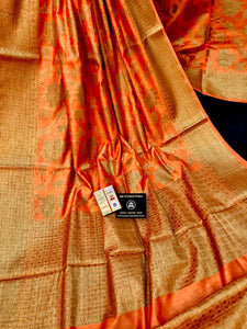 Benarsi Chanderi Silk Zari Woven Sarees