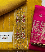 Load image into Gallery viewer, Embroidered Chanderi Suits