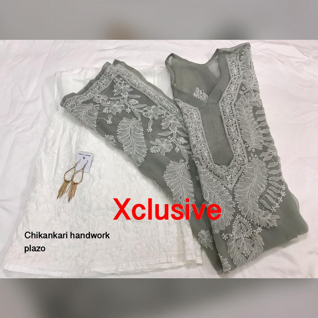 Chikankari Kurti Palazzos