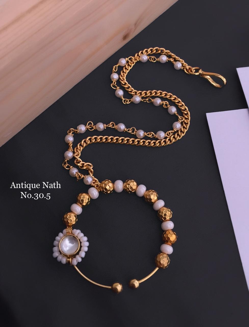 Antique Nose Ring (Nath)