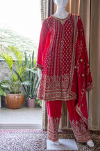 Chinnon Short Anarkali with Salwar