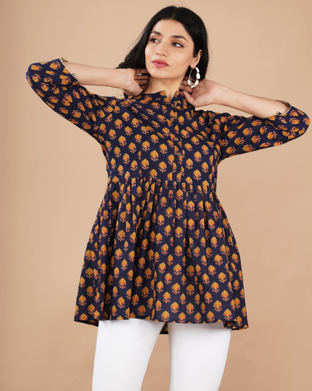 Cotton Peplum Tops