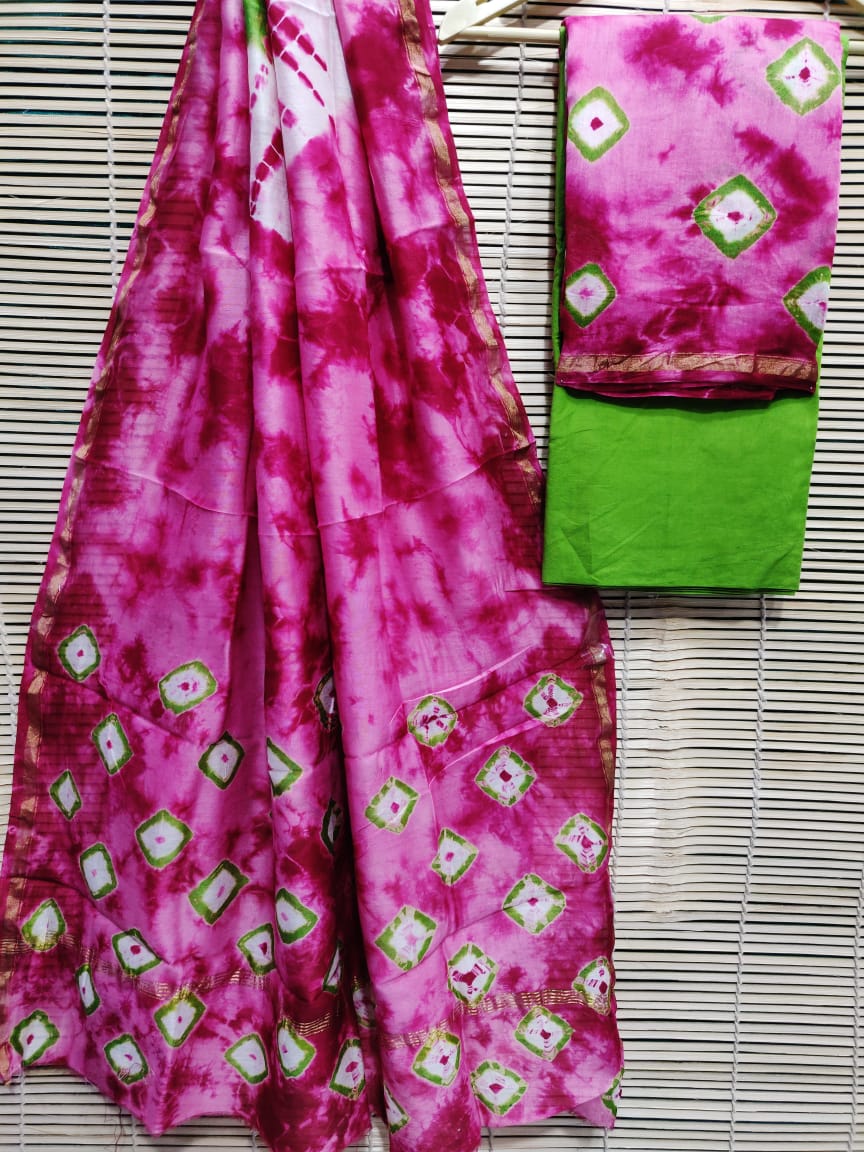 Dabu Hand Block Printed Suits