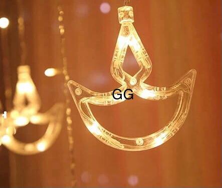 Diya Lights Curtain