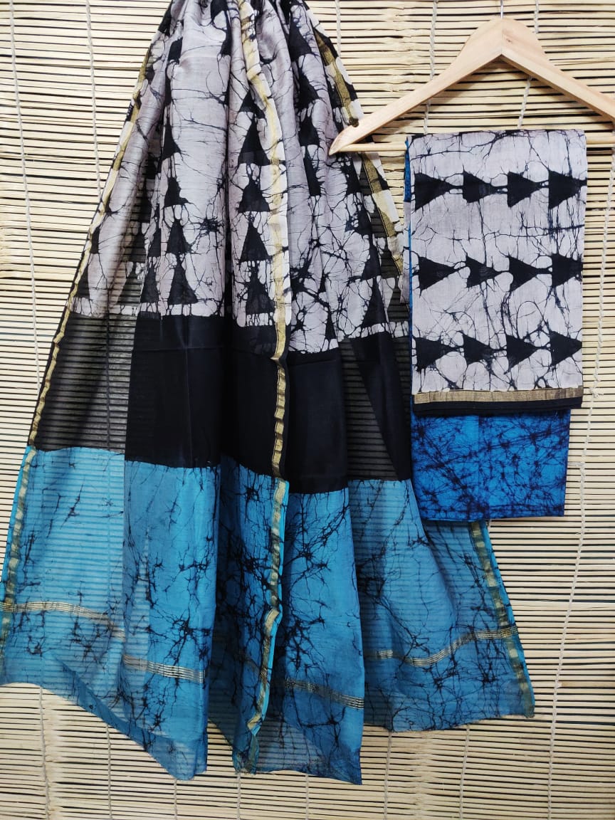 Dabu Hand Block Printed Suits