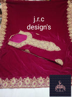 Royal Velvet with pashmina bottom