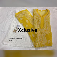 Load image into Gallery viewer, Chikankari Kurti Palazzos